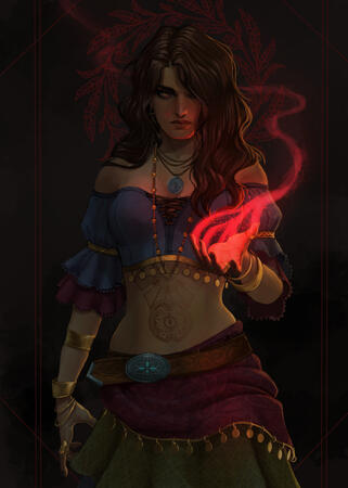 My sorceress character on Black Desert Online, Zheljka Piesni