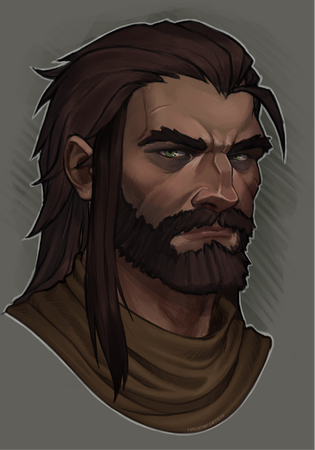 Friend's character - Bertrand "Brick" Moorcroft